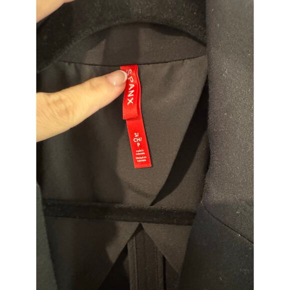 Spanx Black Blazer & Perfect Pant Suit Set Size S - Picture 6 of 7